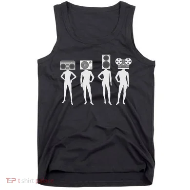 Retro Music Head Tank Top