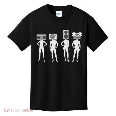 Retro Music Head Kids T-Shirt