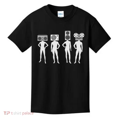 Retro Music Head Kids T-Shirt