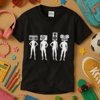 Retro Music Head Kids T-Shirt thumb 3