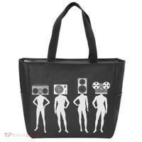Retro Music Head Tote Bag thumb 0