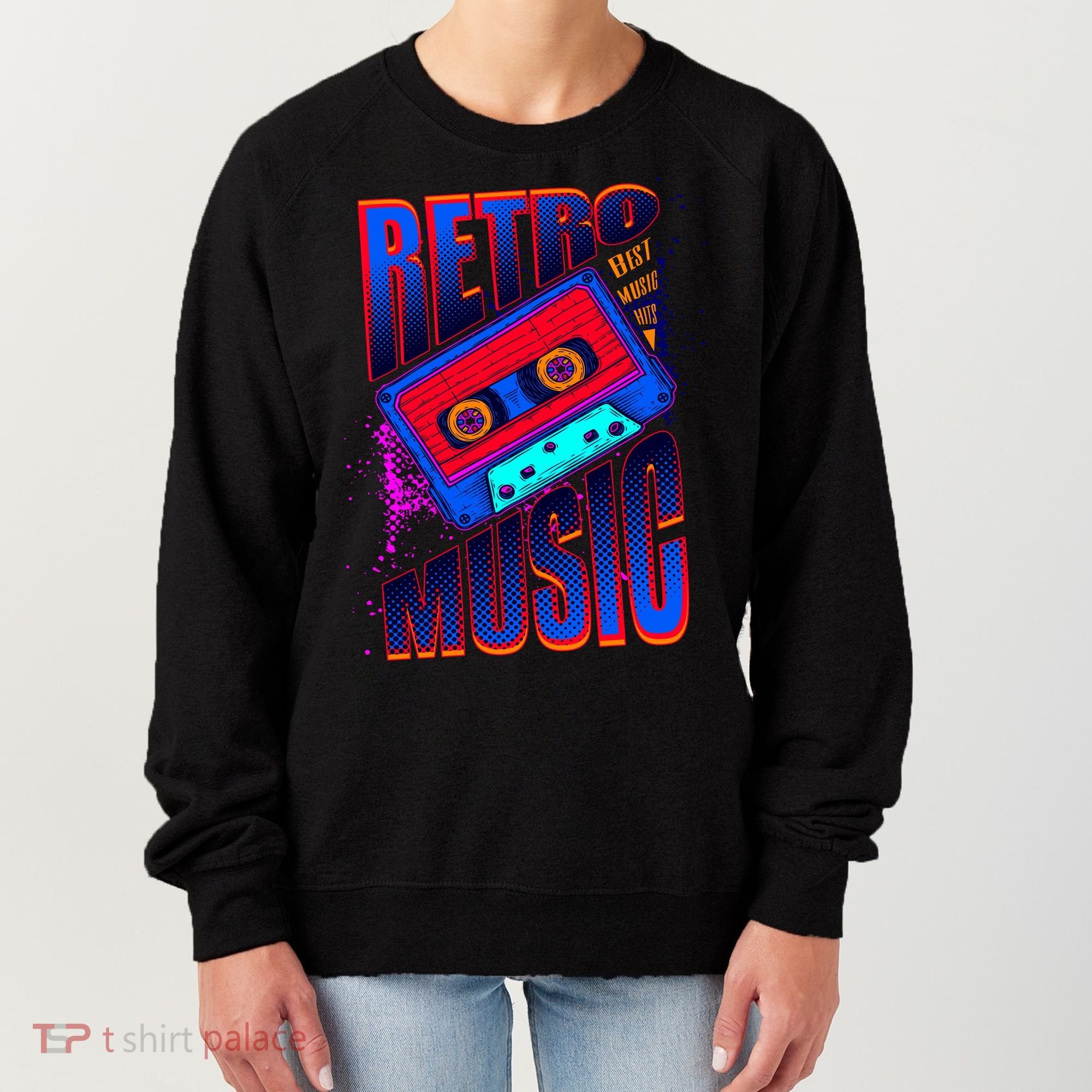 Retro Music Neon Women's Sweatshirt