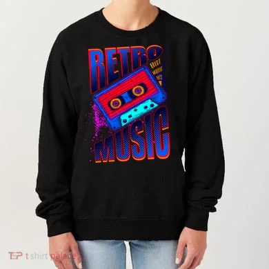 Retro Music Neon Women's Sweatshirt