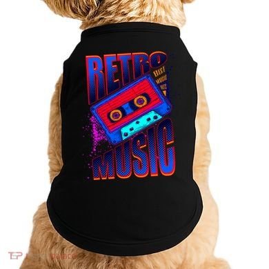 Retro Music Neon Doggie Tank