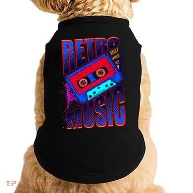 Retro Music Neon Doggie Tank