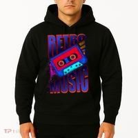 Retro Music Neon Hoodie thumb 2