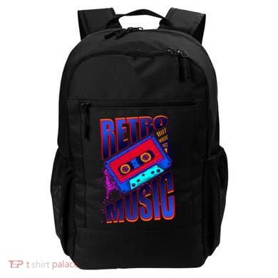 Retro Music Neon Backpack