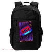 Retro Music Neon Backpack thumb 0