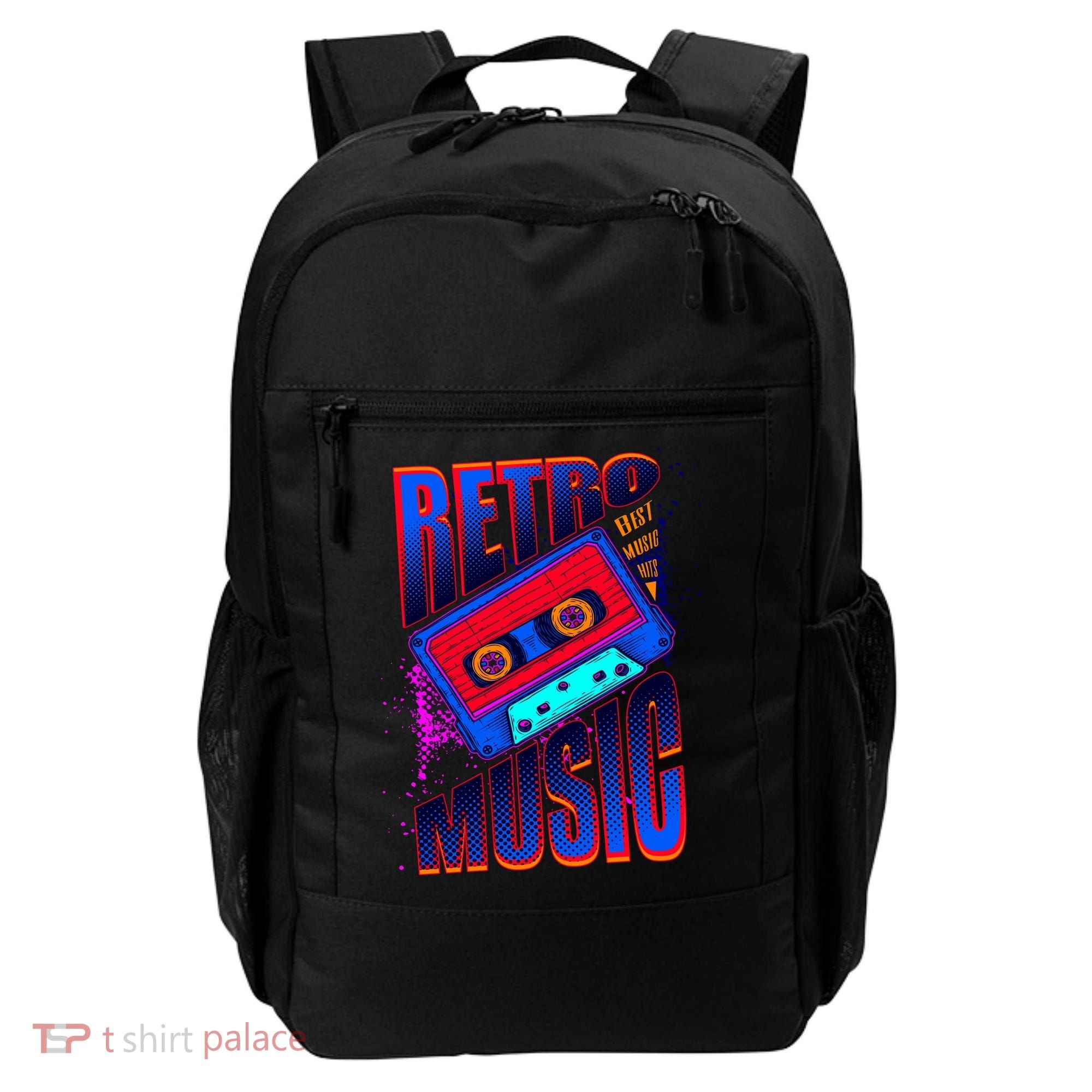 Retro Music Neon Backpack