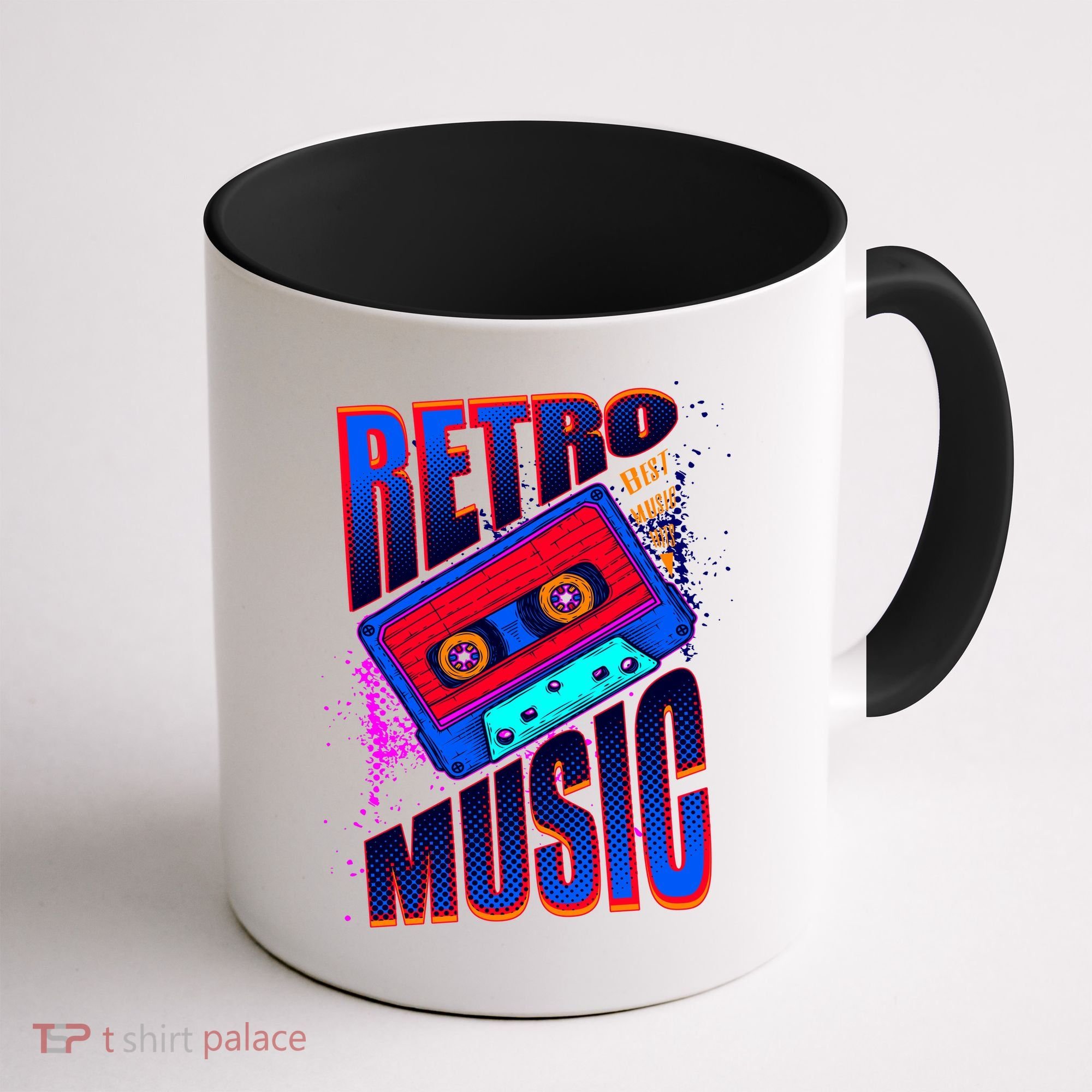 Retro Music Neon Coffee Mug