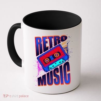 Retro Music Neon Coffee Mug