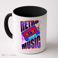 Retro Music Neon Coffee Mug thumb 0