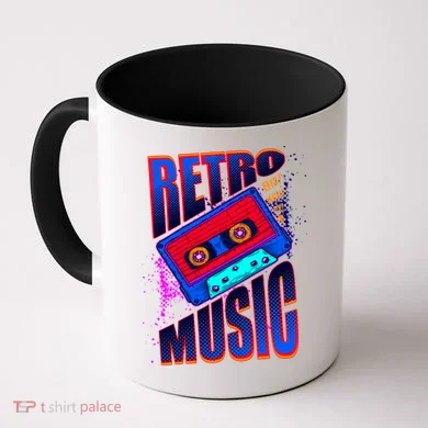 Retro Music Neon Coffee Mug