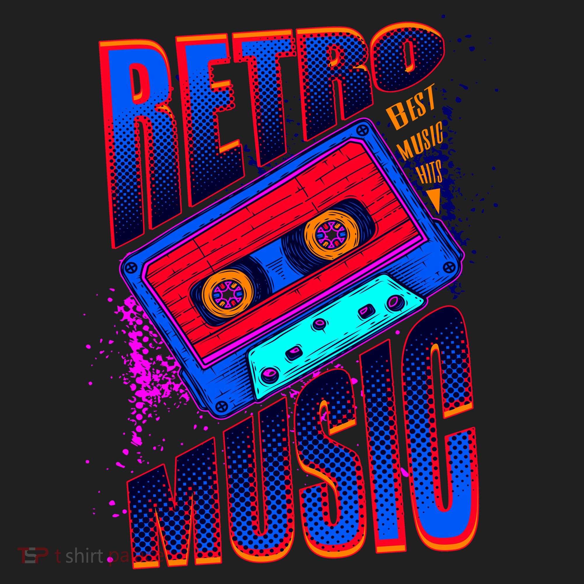 Retro Music Neon Beanie