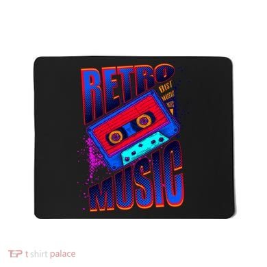 Retro Music Neon Mousepad