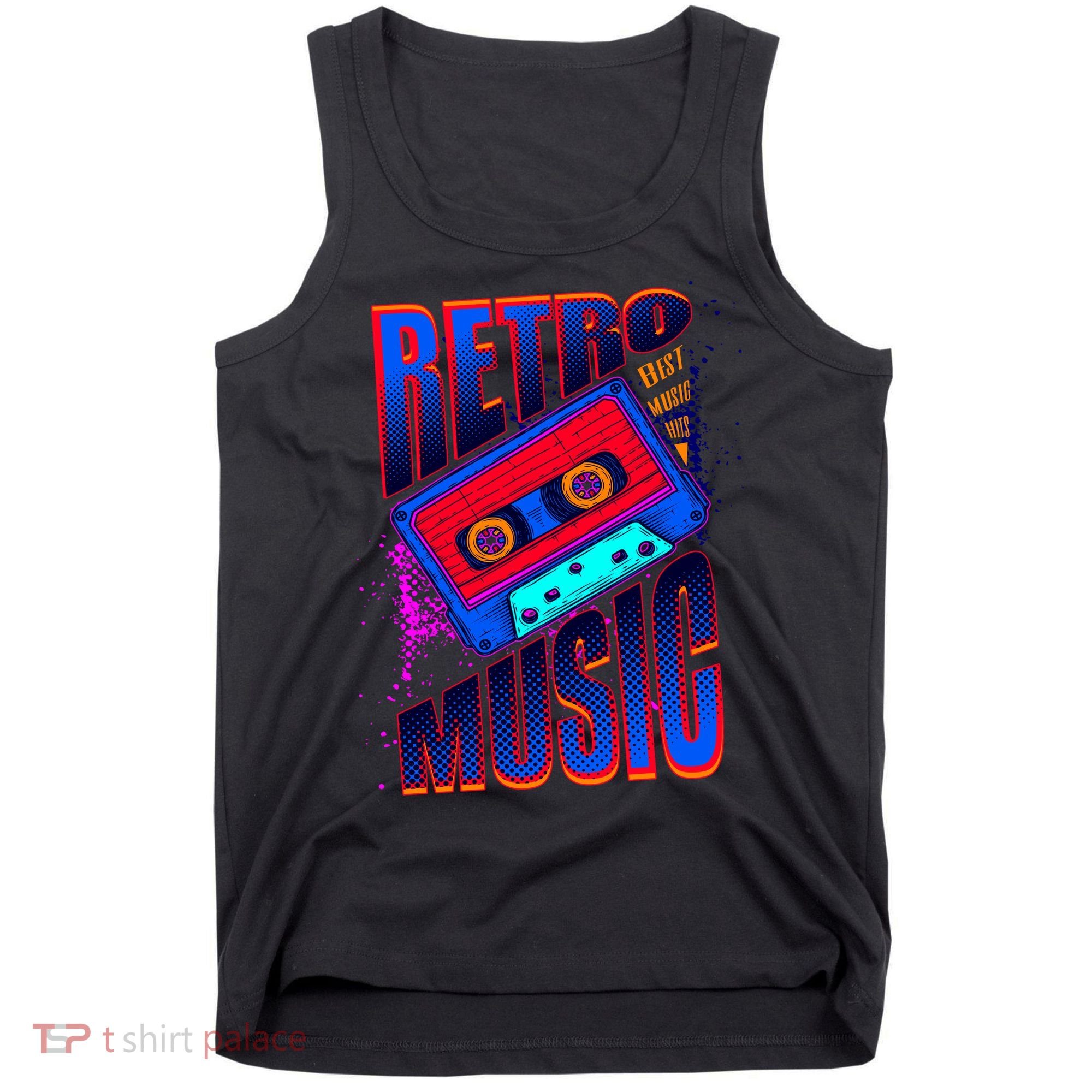 Retro Music Neon Tank Top