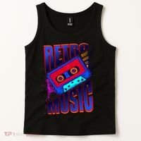 Retro Music Neon Tank Top thumb 2