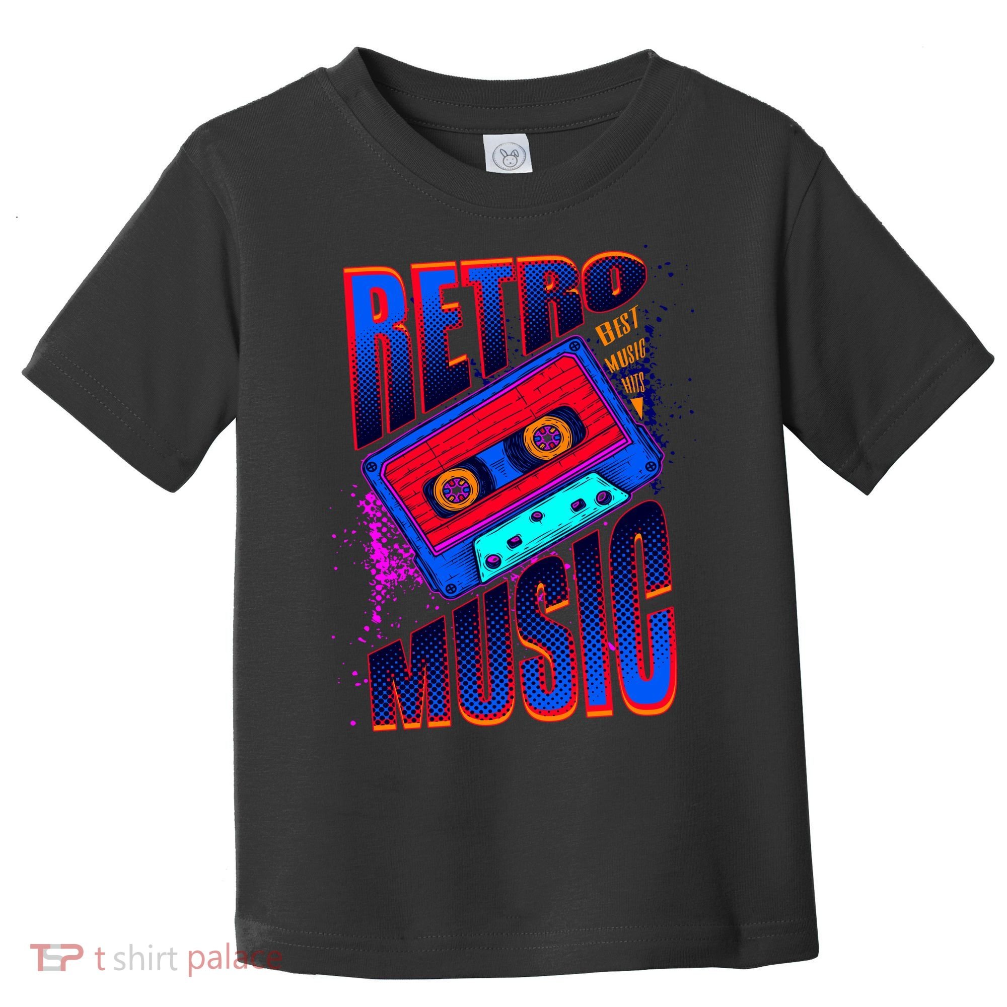 Retro Music Neon Toddler T-Shirt