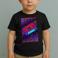 Retro Music Neon Toddler T-Shirt thumb 2