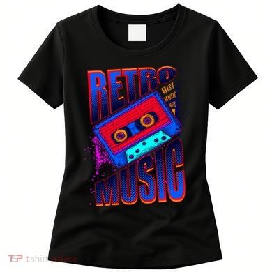Retro Music Neon Women's T-Shirt