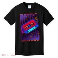 Retro Music Neon Kids T-Shirt thumb 0