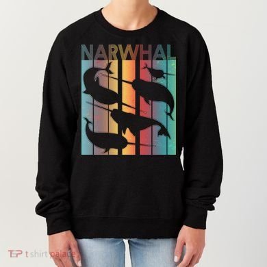 Retro Narwhal Women's Sweatshirt
