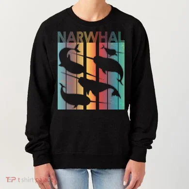 Retro Narwhal Women's Sweatshirt