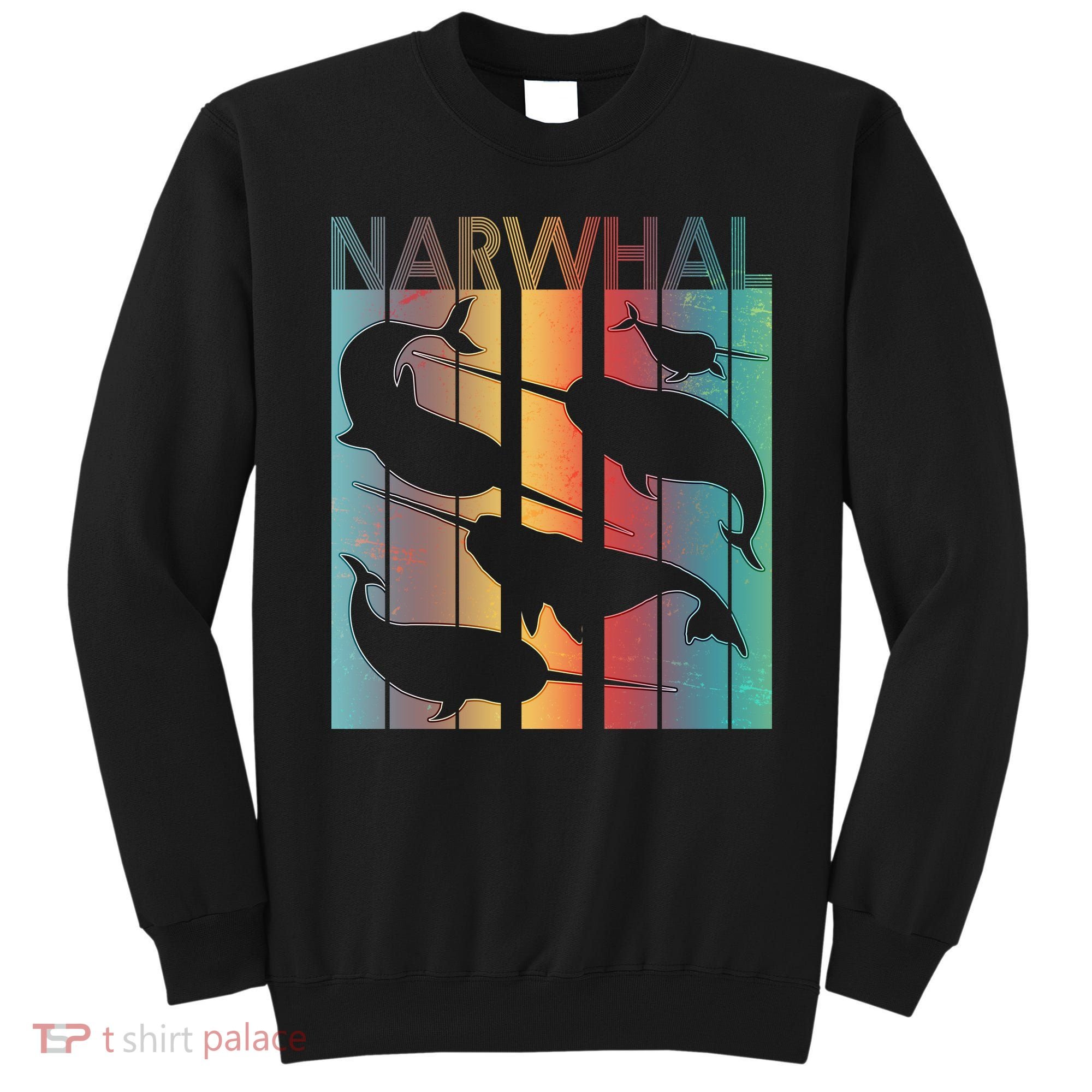 Retro Narwhal Sweatshirt