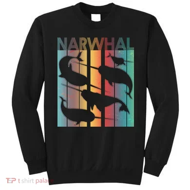 Retro Narwhal Sweatshirt