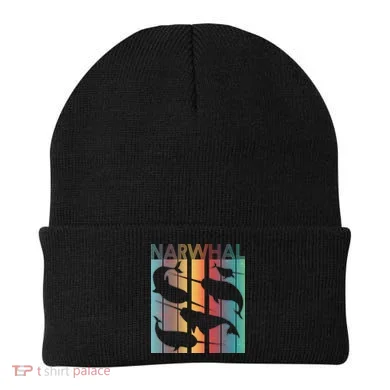 Retro Narwhal Beanie