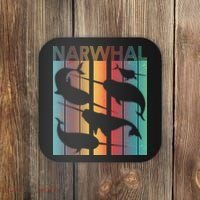 Retro Narwhal Coaster thumb 0