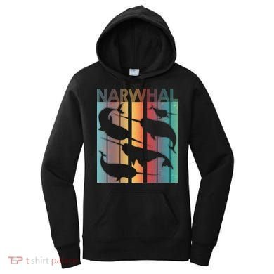 Retro Narwhal Women's Hoodie