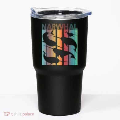 Retro Narwhal Tumbler