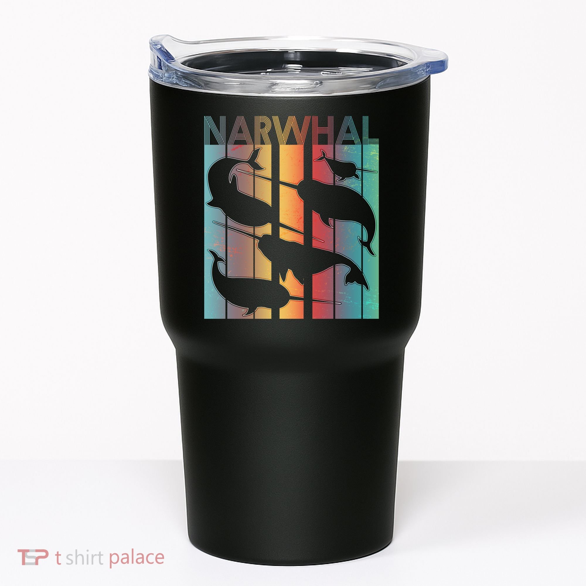Retro Narwhal Tumbler