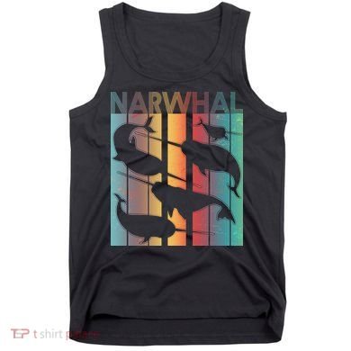 Retro Narwhal Tank Top