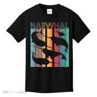 Retro Narwhal Kids T-Shirt thumb 0