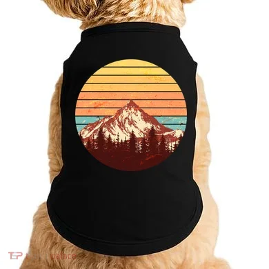 Retro Nature Mountains Doggie Tank