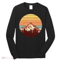 Retro Nature Mountains Long Sleeve Shirt thumb 0