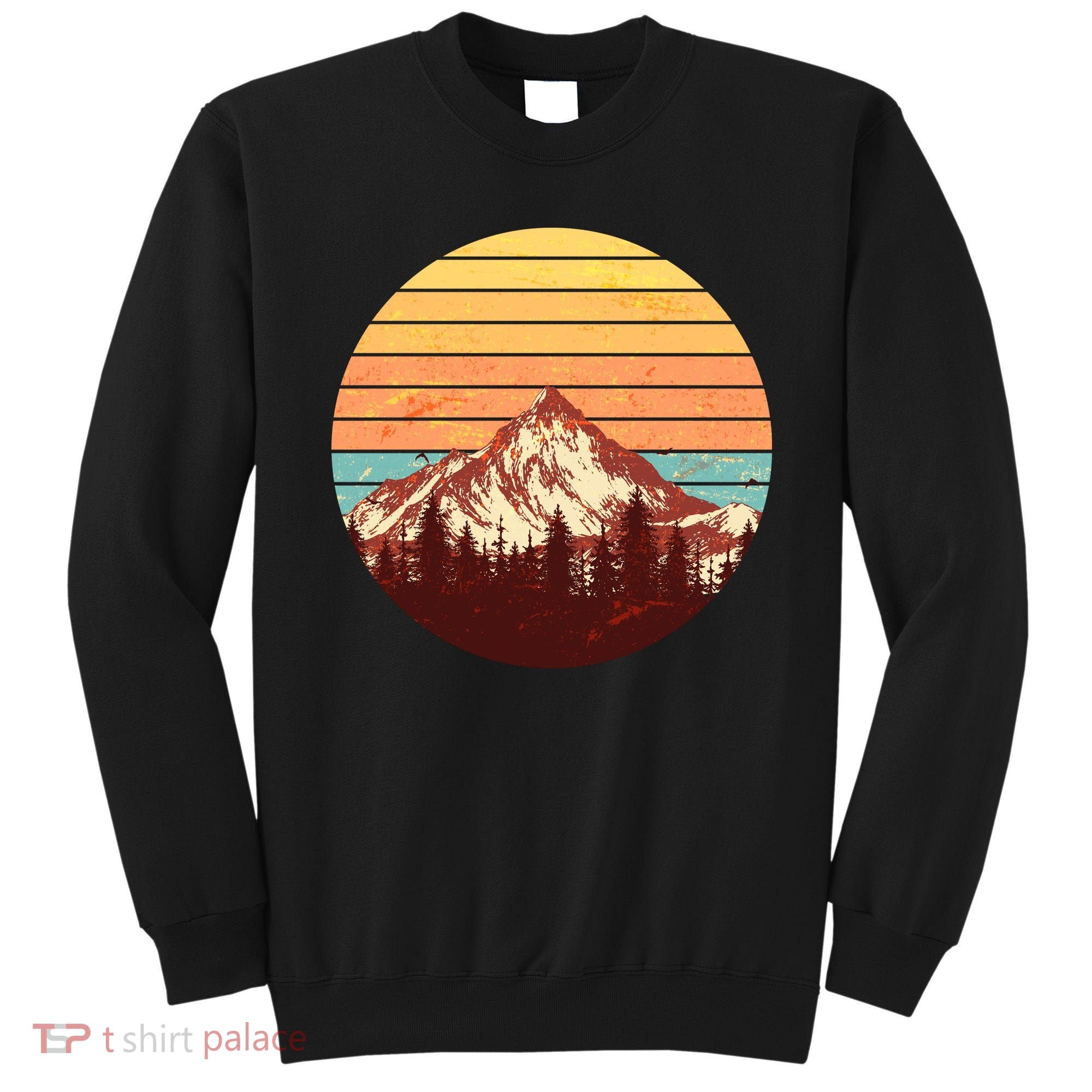 Retro Nature Mountains Sweatshirt