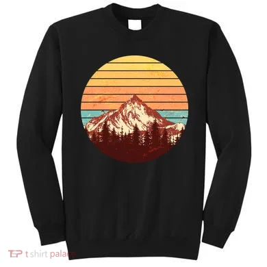 Retro Nature Mountains Sweatshirt