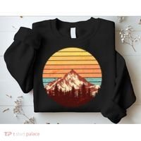 Retro Nature Mountains Sweatshirt thumb 2
