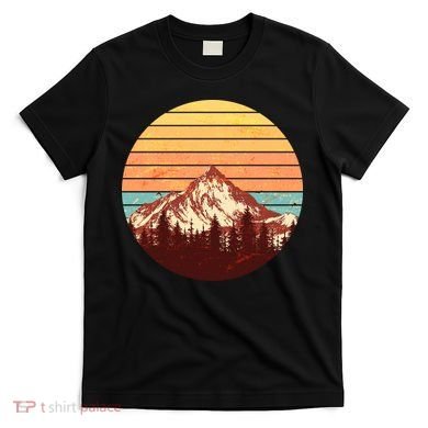 Retro Nature Mountains T-Shirt