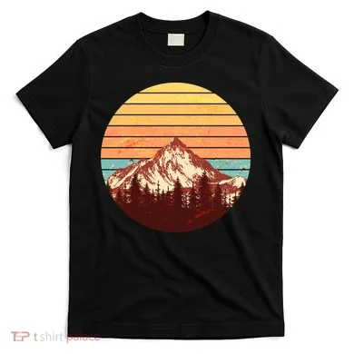 Retro Nature Mountains T-Shirt