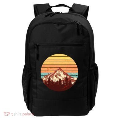 Retro Nature Mountains Backpack