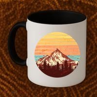 Retro Nature Mountains Coffee Mug thumb 2