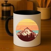 Retro Nature Mountains Coffee Mug thumb 4