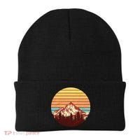 Retro Nature Mountains Beanie thumb 0