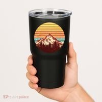 Retro Nature Mountains Tumbler thumb 2