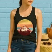 Retro Nature Mountains Women's Tank Top thumb 2