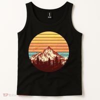 Retro Nature Mountains Tank Top thumb 2